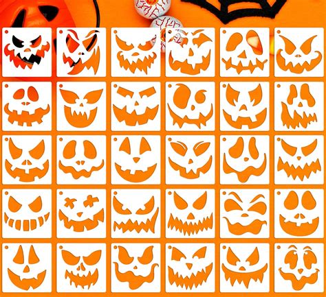 Templates Pumpkin Faces