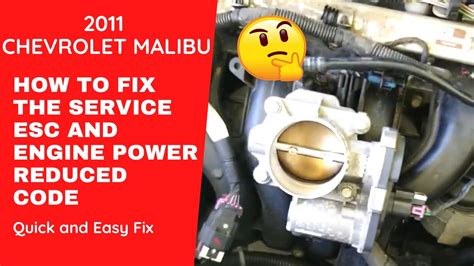 Temporary Fixes for ESC Issues on Chevy Malibu