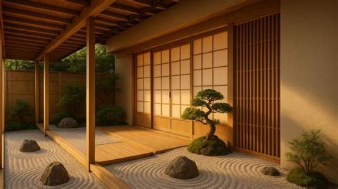 Teras Zen Jepang