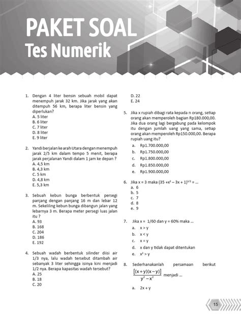 Tes Numerik