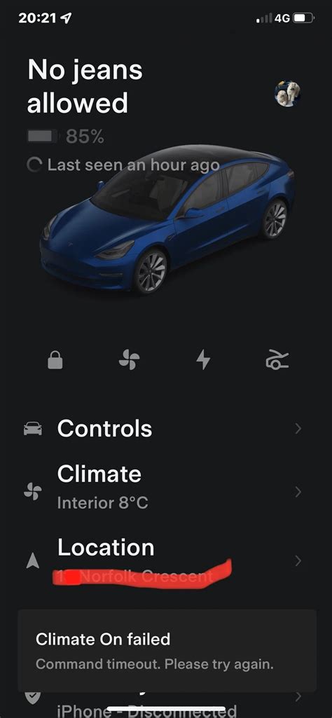 Tesla App Not Connecting to Vehicle
