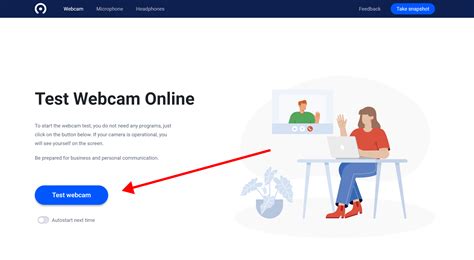 Test Webcam using an Online Tool