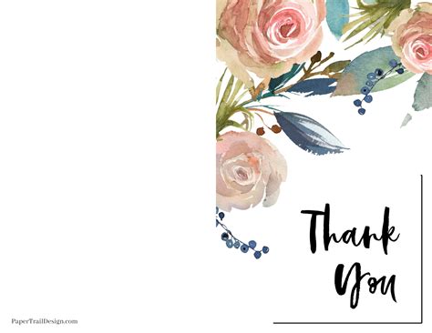 Thank You Card Templates For Free