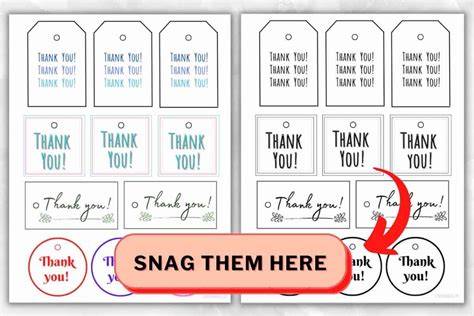 Thank You May The Force Be With You Labels Printable