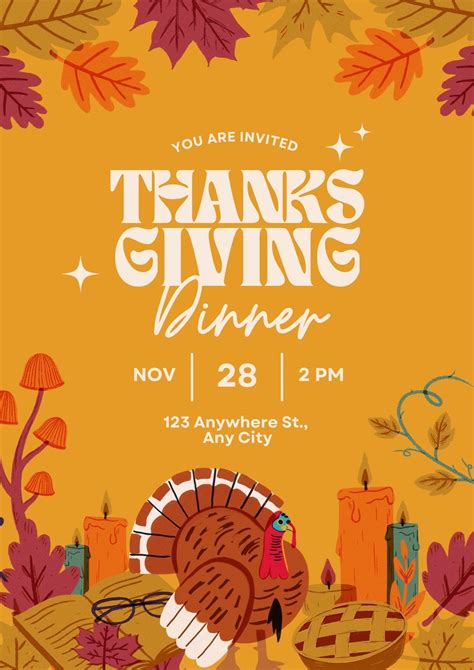 Thanksgiving Flyer Template Free