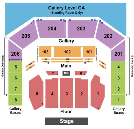 The Chelsea Seating Chart
