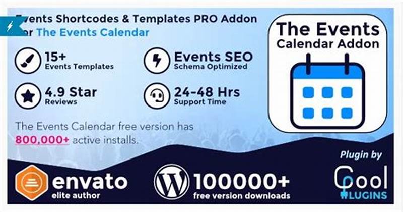 The Events Calendar - Shortcode And Templates Pro