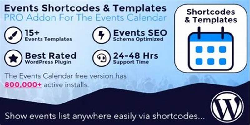 The Events Calendar Shortcode