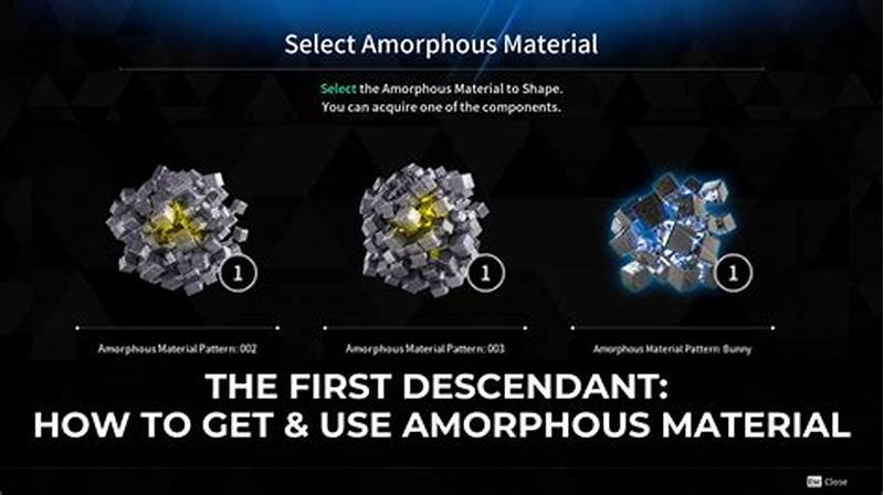 The First Descendant Amorphous Material Pattern 12