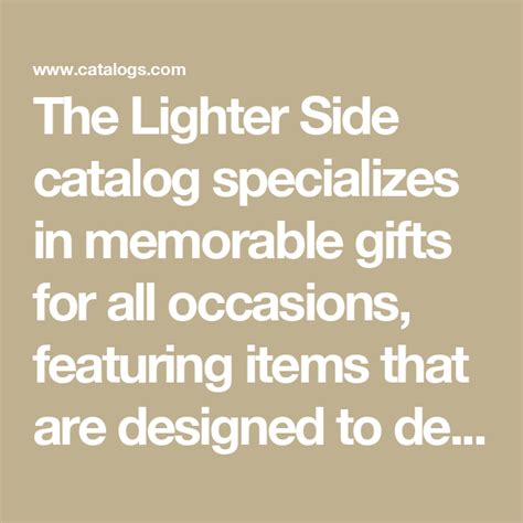 The Lighter Side Catalog Phone Number