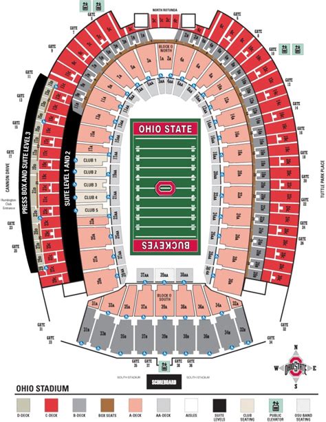 The Ohio Stadium Seating Chart