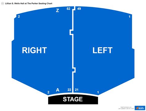 The Parker Seating Chart
