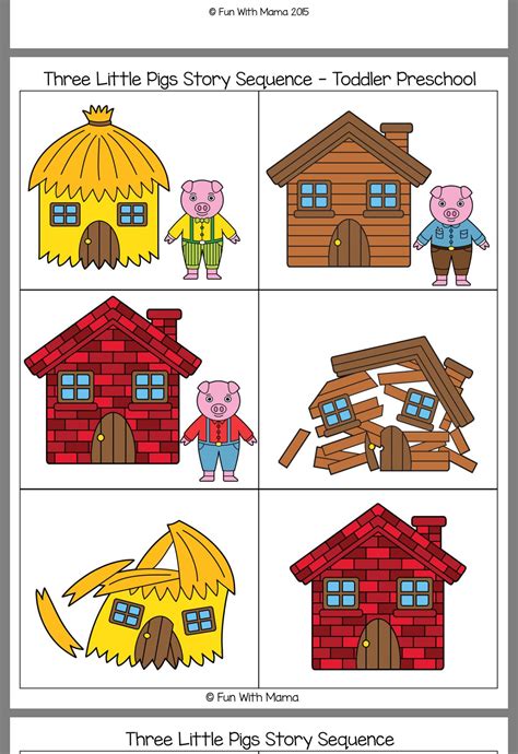 Three Little Pigs Free Printables