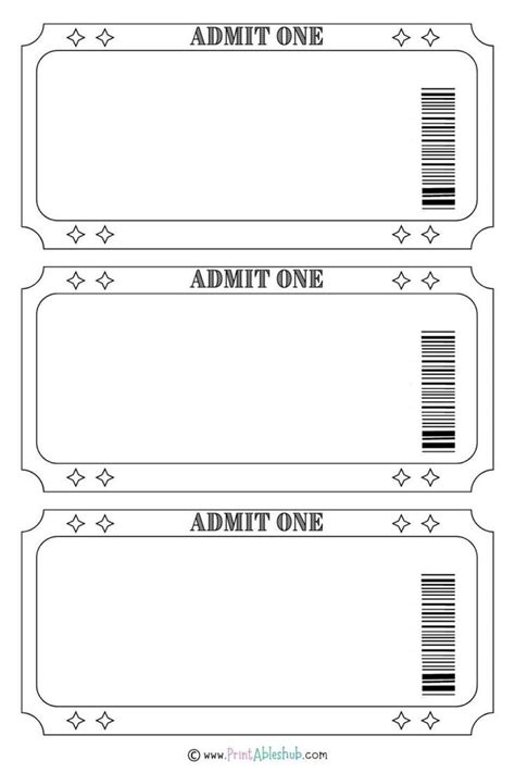 Ticket Outline Template