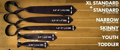 Tie Sizing Chart