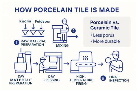 Tile manufacturing process