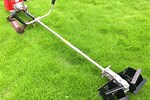 Tiller Grooving Wheel Brush Grass Cutter Law Mower