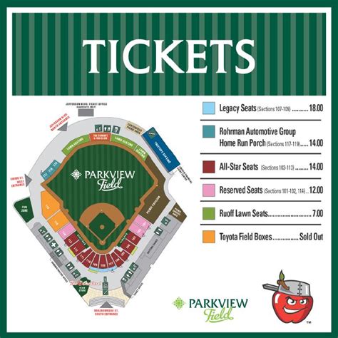 Tincaps Seating Chart