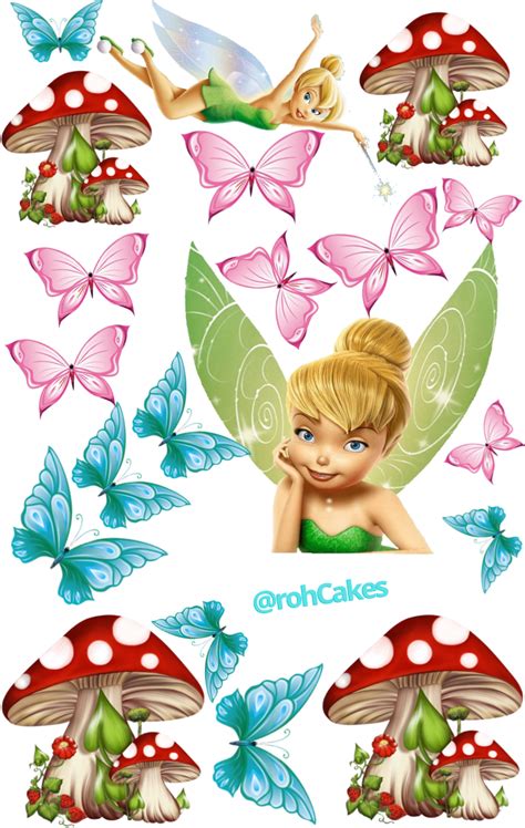 Tinkerbell Cake Topper Printable