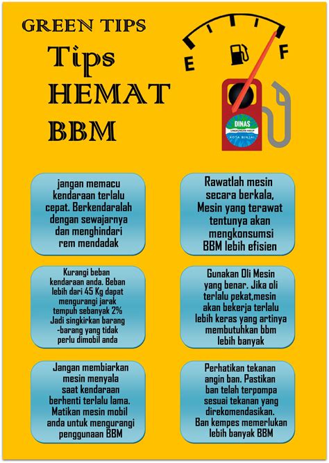 Tips Hemat BBM