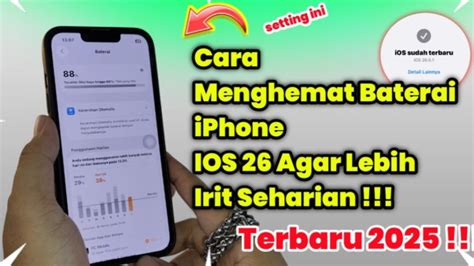 Tips Hemat Baterai iPhone