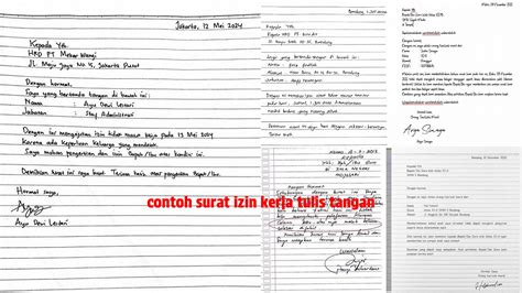 Tips Membuat Surat Izin