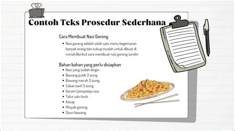 Tips Membuat Teks Prosedur Sederhana