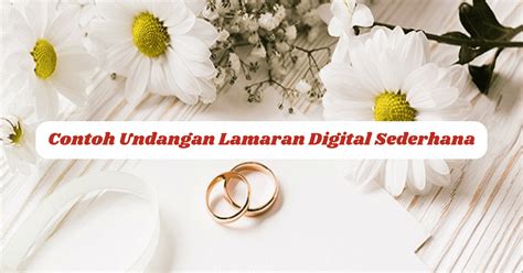 Tips Membuat Undangan Lamaran