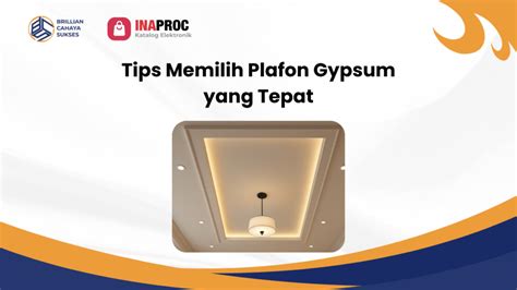 Tips Memilih Plafon Gypsum