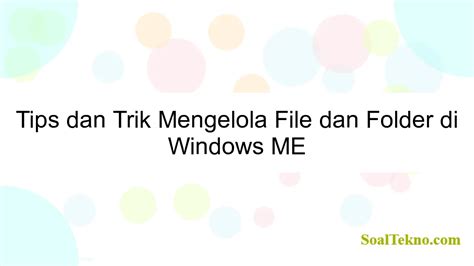 Tips Mengelola File MP4