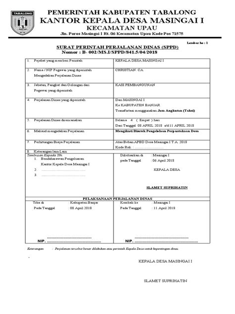 Tips Mengelola SPPD Desa