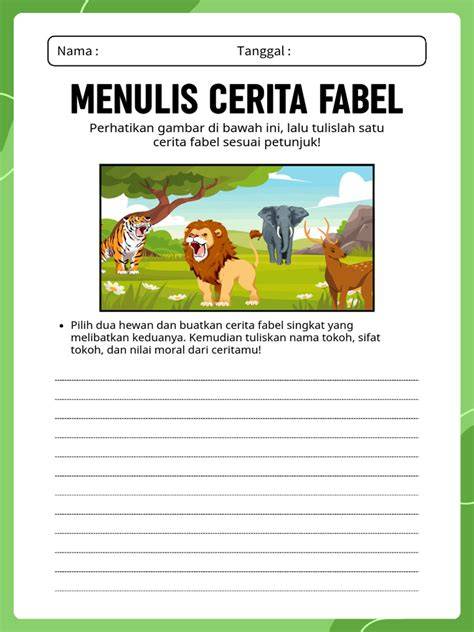 Menulis Fabel