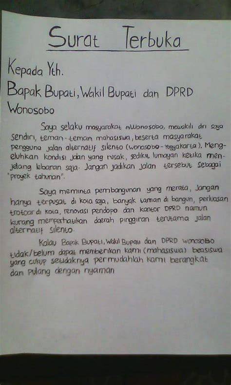 Tips Menulis Surat Bupati