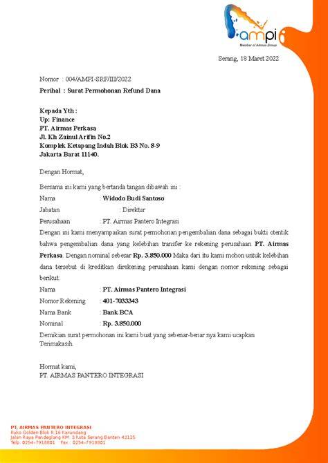 Tips Menulis Surat Refund