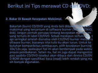 Tips Merawat DVD