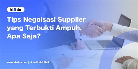Tips Negosiasi Barang