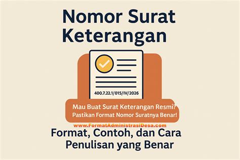 Tips Nomor Surat