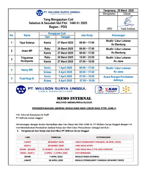 Tips Agar Pengajuan Cuti Lebaranmu Disetujui