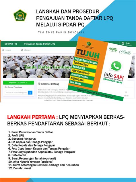 Tips Pengajuan LPQ