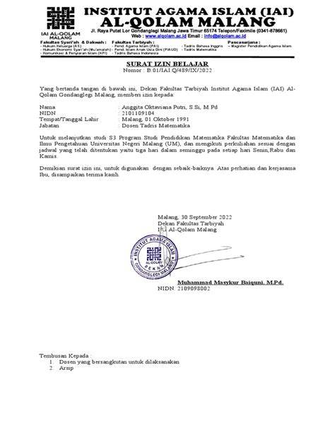 Tips Surat Izin Dosen