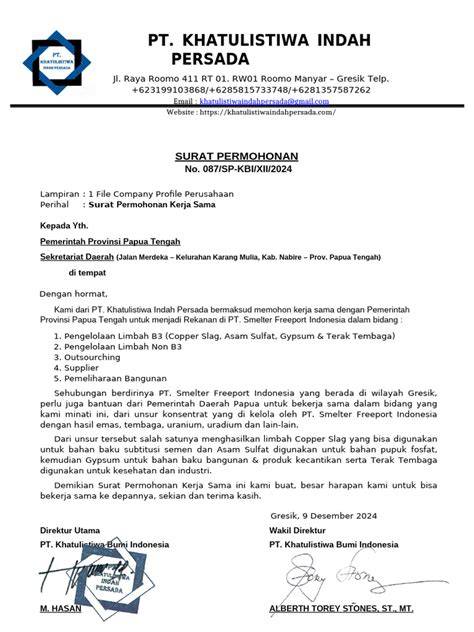 Tips Surat Kerjasama