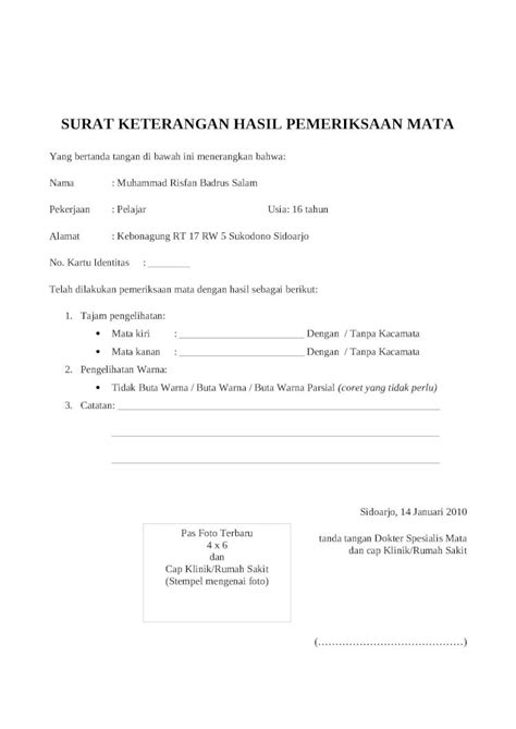 Tips Surat Keterangan Dokter