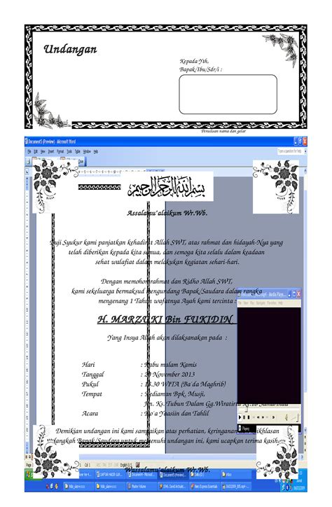 Tips Surat Undangan