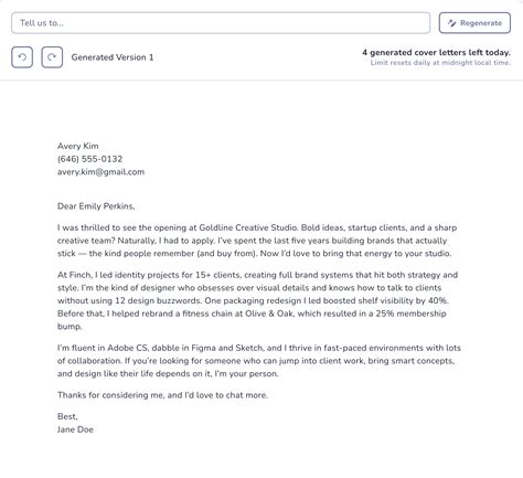 Tips for effective letter