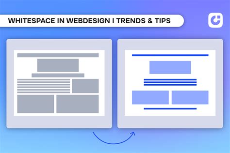 Tips for using white space effectively