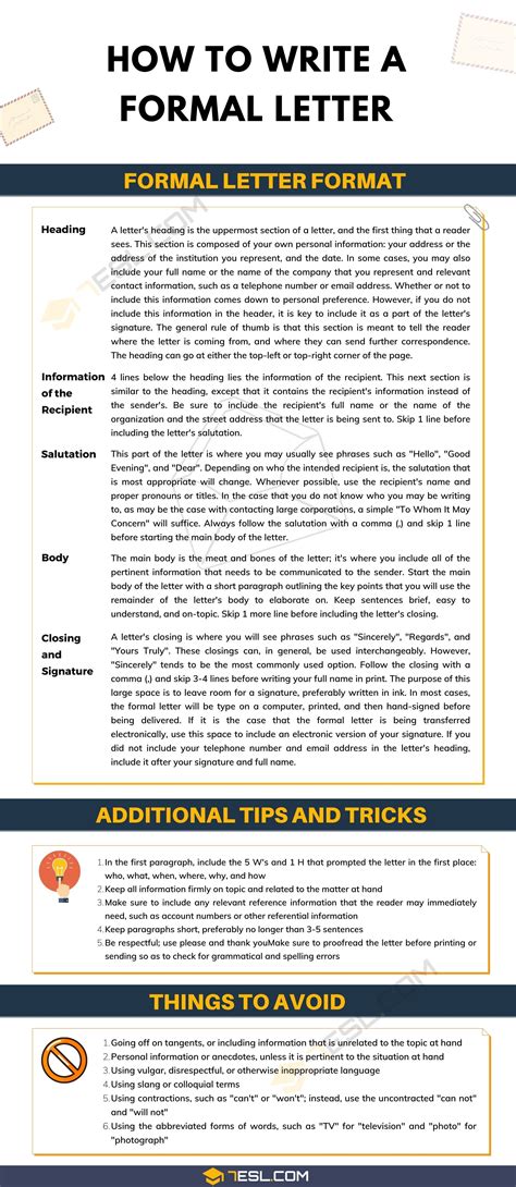 Tips for writing letter