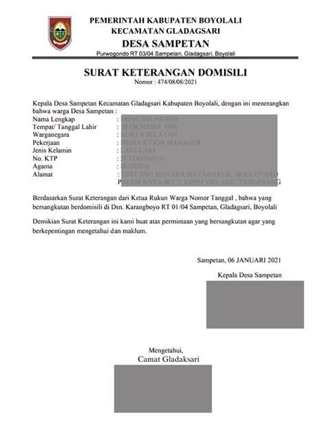 Tips terkait Domisili
