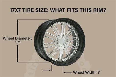 Tire Size Chart For 17 Inch Rim