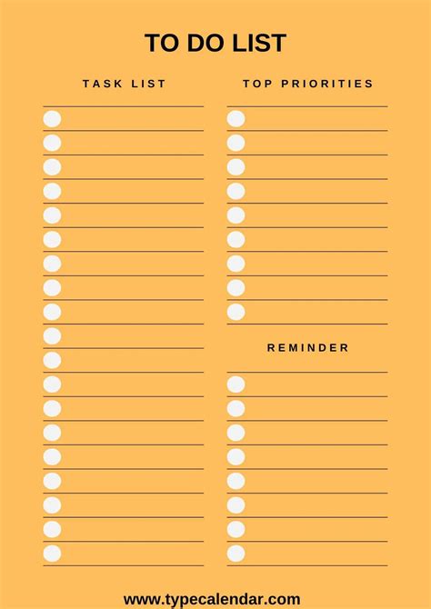 To Do List