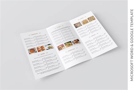 To Go Menu Template